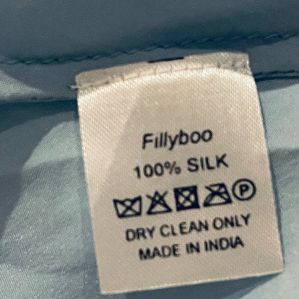 Fillyboo, Silk, Skirt, Light Blue - Picture 11 of 11
